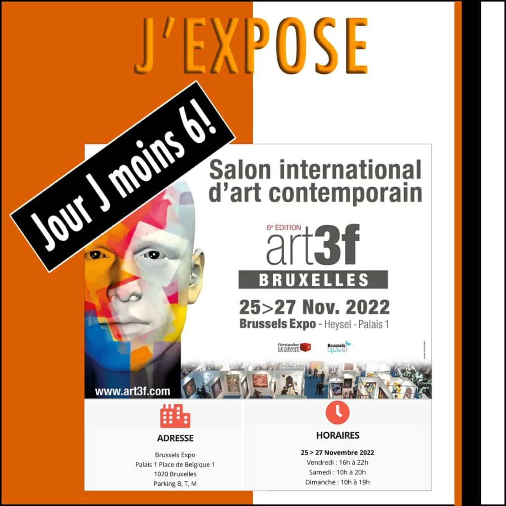 Novembre 2022 au Salon international d’art contemporain à BRUXELLES
